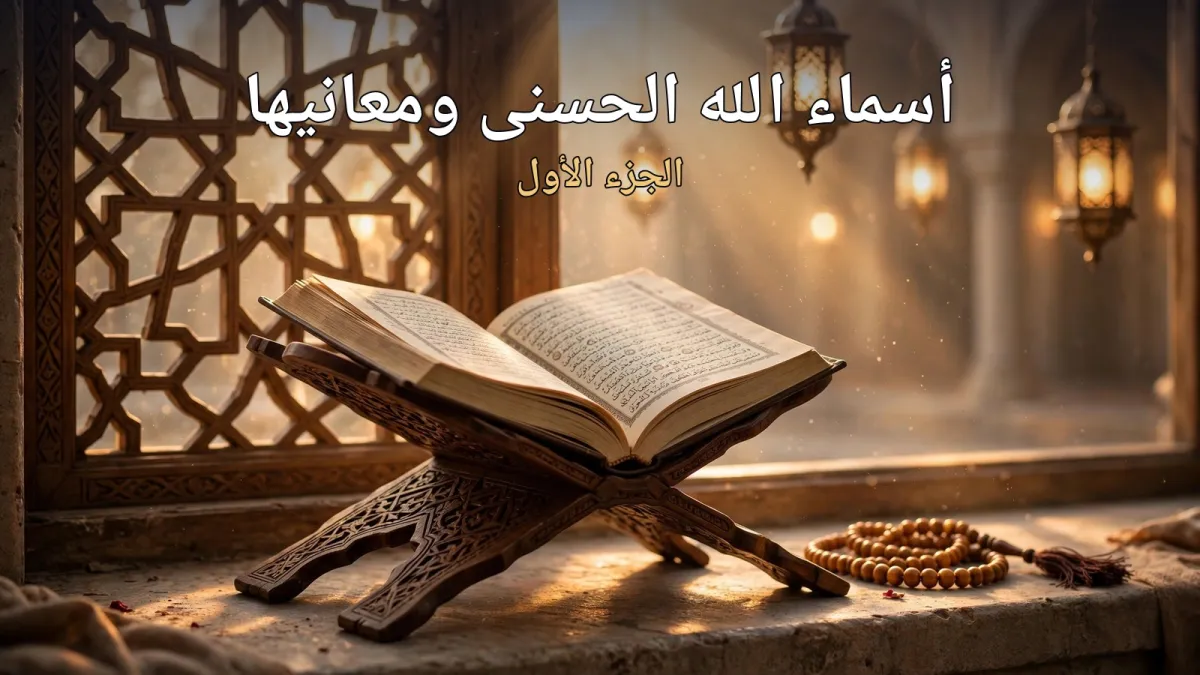 أسماء الله الحسنى ومعانيها (الجزء الأول): دليلك للتعرف على الله بأسمائه