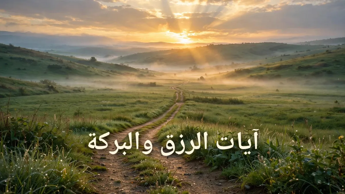 آيات الرزق والزواج والبركة
