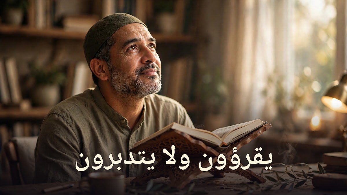 يقرؤون القرآن ولا يتدبرون