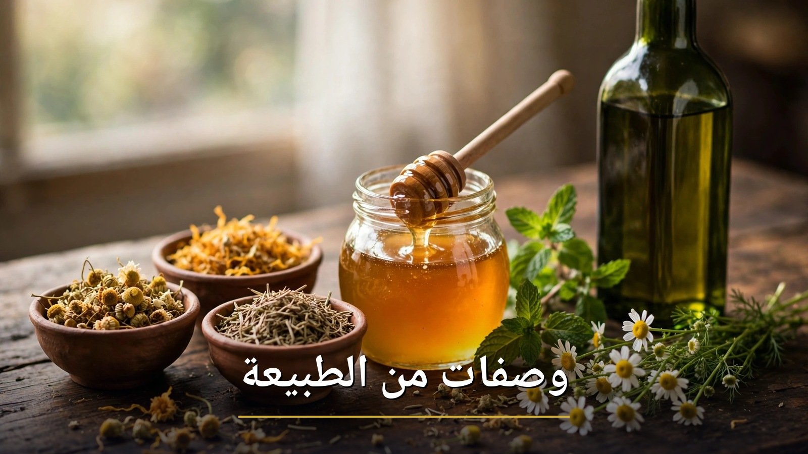 وصفات من الطبيعة: فوائد الأعشاب والعسل والزيوت الطبيعية