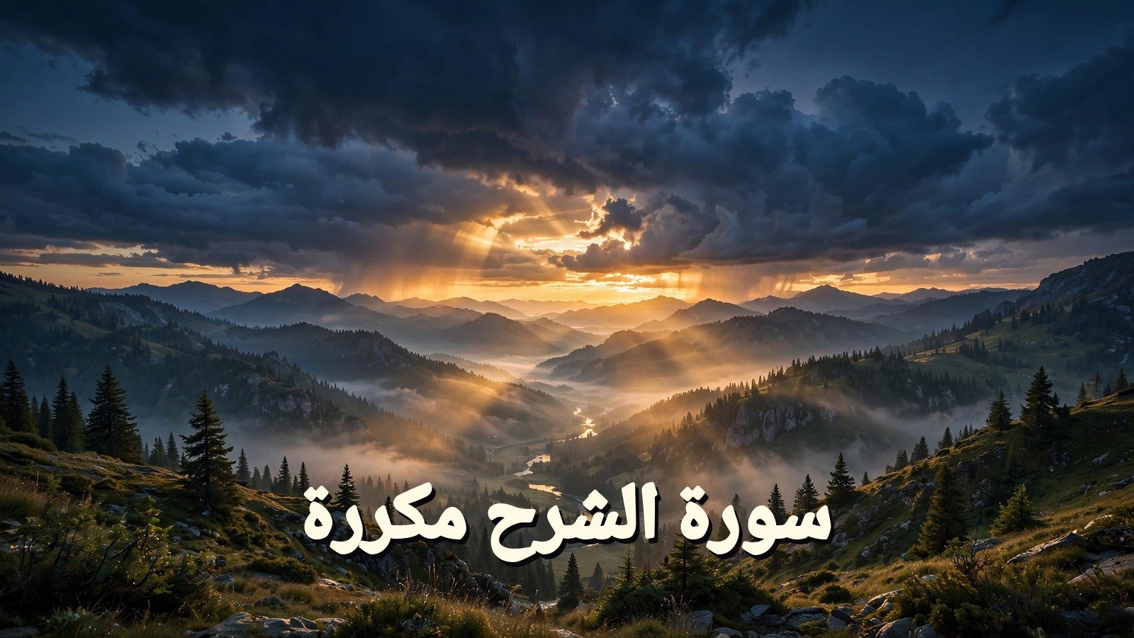 سورة الشرح مكررة