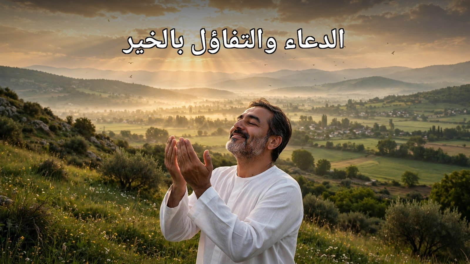 الدعاء والتفاؤل بالخير