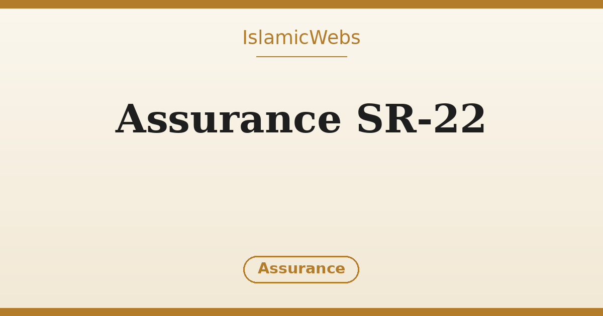 Assurance SR-22 : ce que c'est, qui en a besoin, combien ça coûte et comment la souscrire