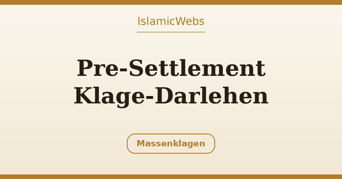 Pre-Settlement-Klage-Darlehen: So funktionieren sie, Kosten, Risiken und Alternativen